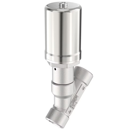 Bürkert 2060 – Pneumatisch betätigtes 2/2 Wege Schrägsitzventil mit Edelstahlantrieb