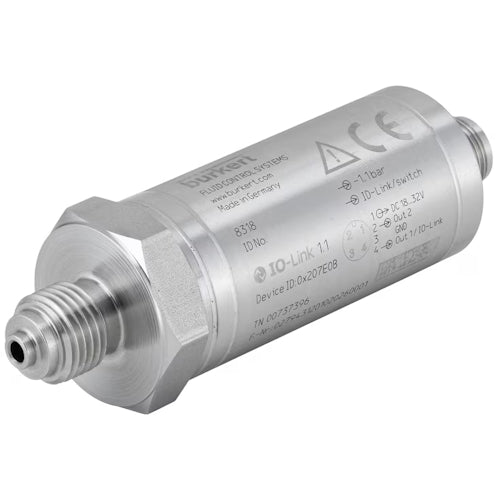 Bürkert 8318 – Drucktransmitter mit IO-Link-Schnittstelle