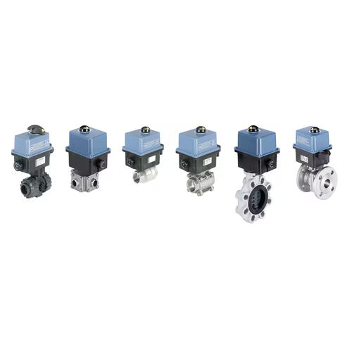 Bürkert 8804 – Kugelhahn / Absperrklappe mit elektromotorischem Drehantrieb