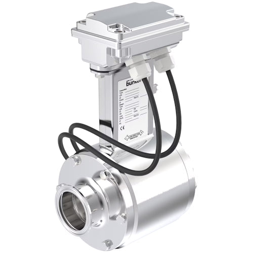 Bürkert S056 – Magnetisch-induktiver Durchflusssensor mit hygienische Prozessanschlüsse